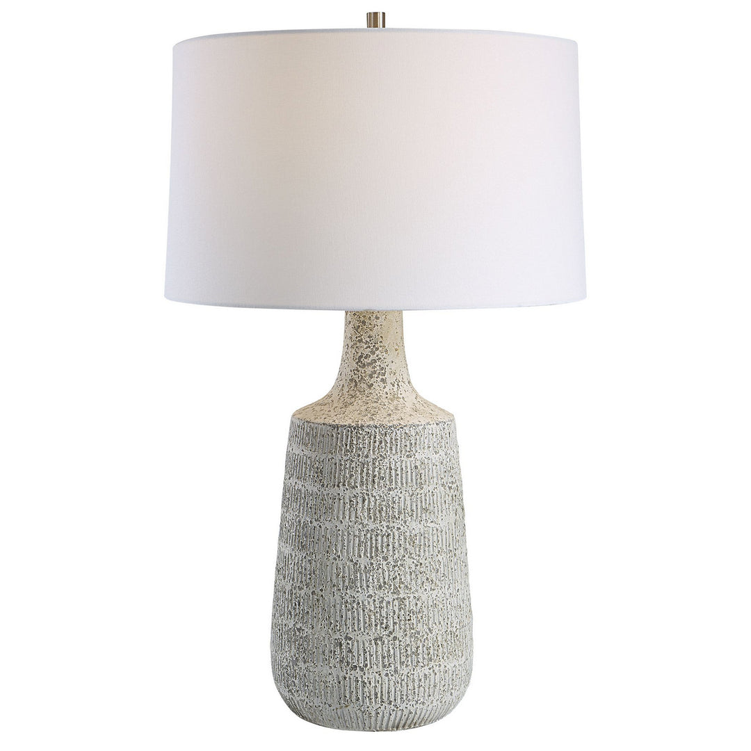 Scouts One Light Table Lamp in Brushed Nickel - available from The Lighting Shoppe, trusted by Canadian homeowners