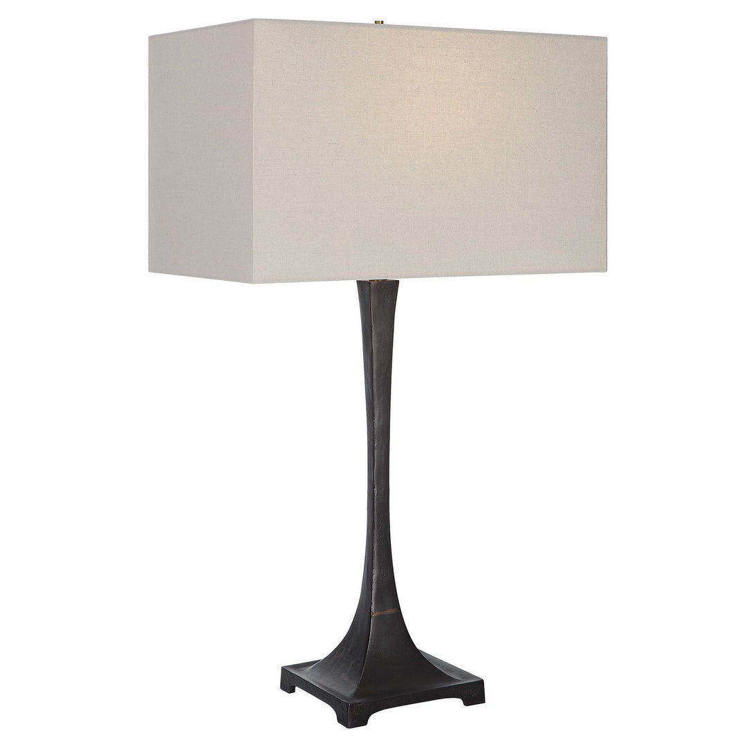 Reydan One Light Table Lamp in Rustic Black - available from The Lighting Shoppe, trusted by Canadian homeowners