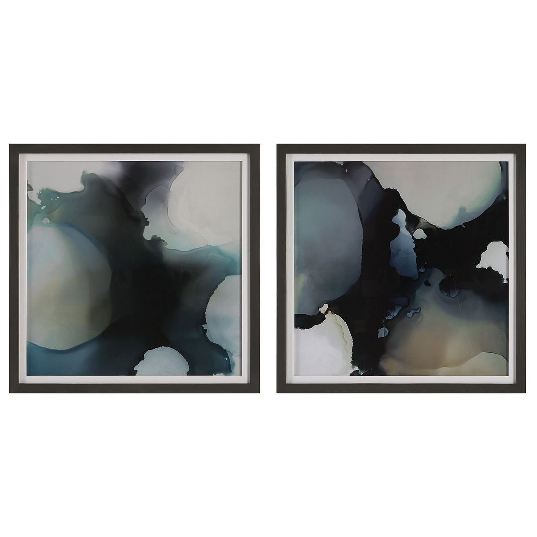 Telescopic Framed Prints, Set/2 in Dark Gray Gunmetal - available from The Lighting Shoppe, trusted by Canadian homeowners