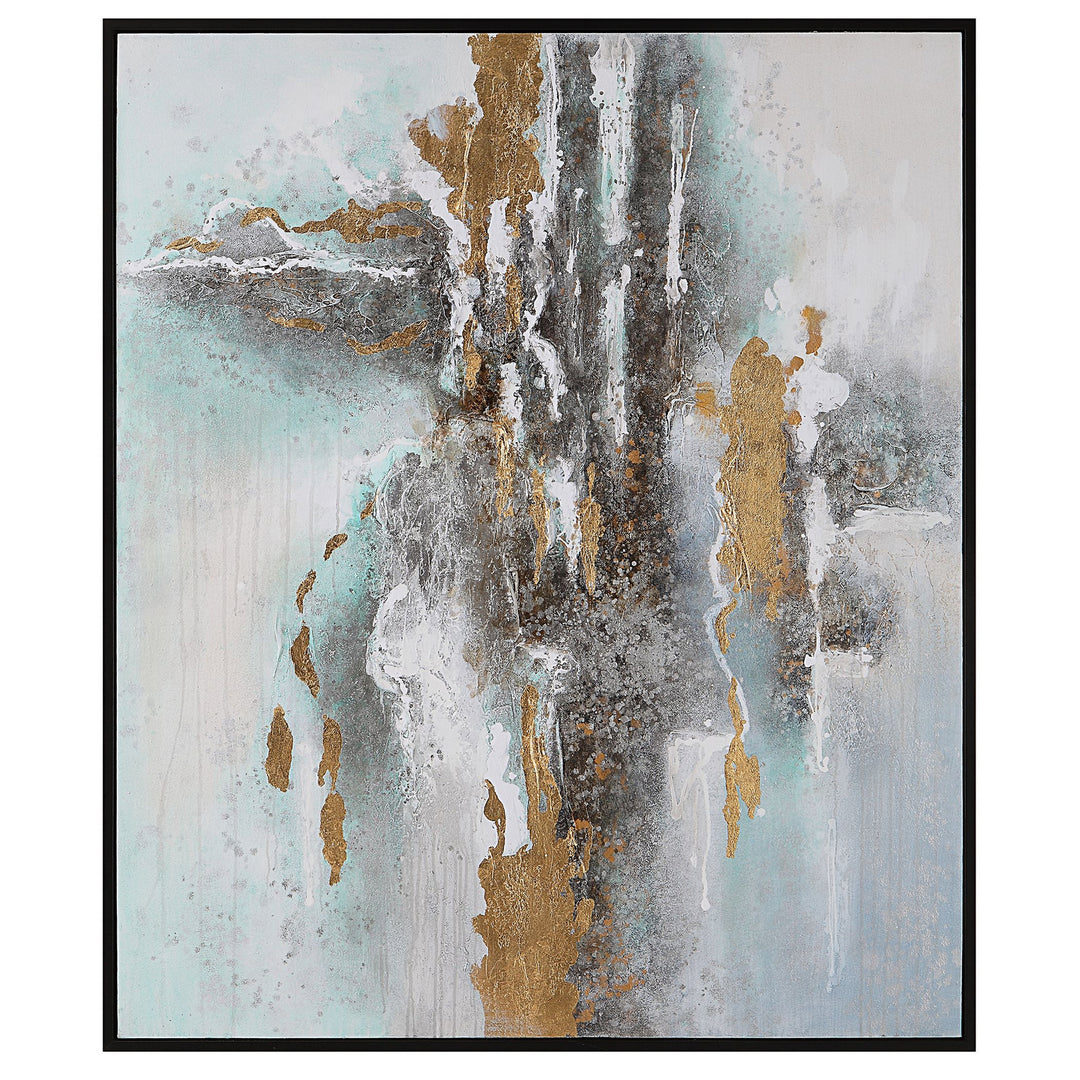 Mountain Mist Hand Painted Canvas in Black - available from The Lighting Shoppe, trusted by Canadian homeowners