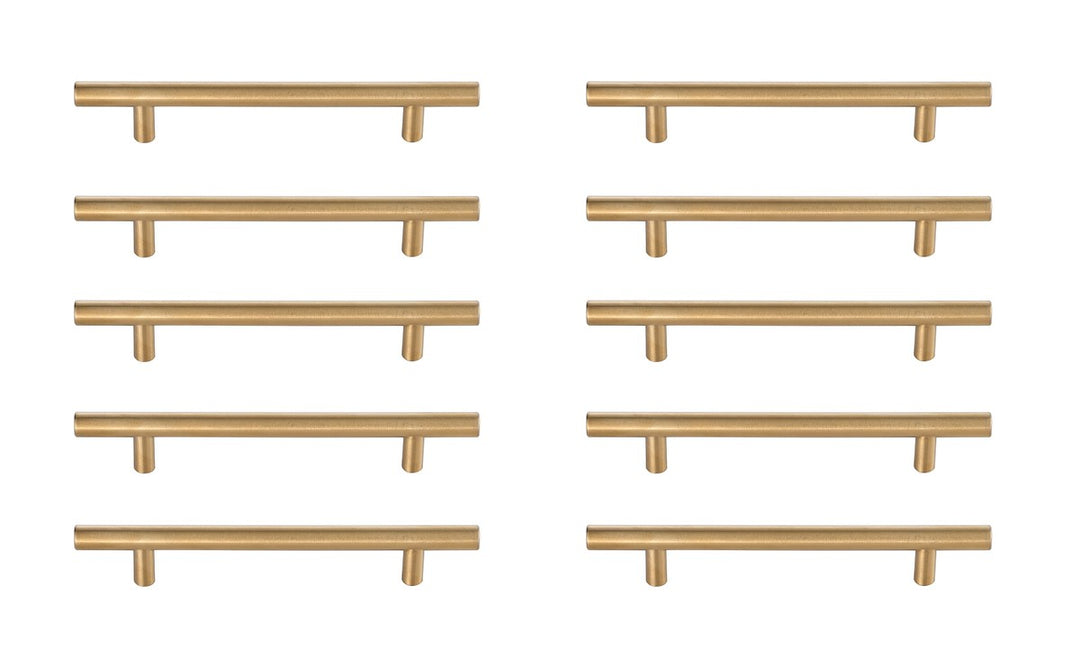 Elegant Lighting - PL400-5-BR-10PK - Bar Pull Multipack (set of 10) - Quinn - Brass