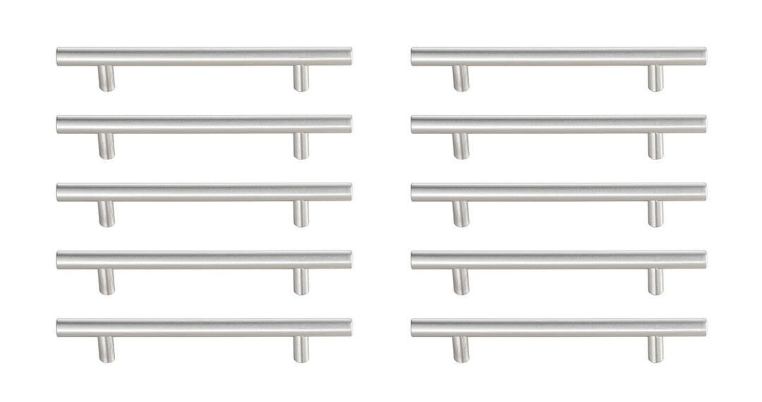 Elegant Lighting - PL400-5-NK-10PK - Bar Pull Multipack (set of 10) - Quinn - Brushed Nickel