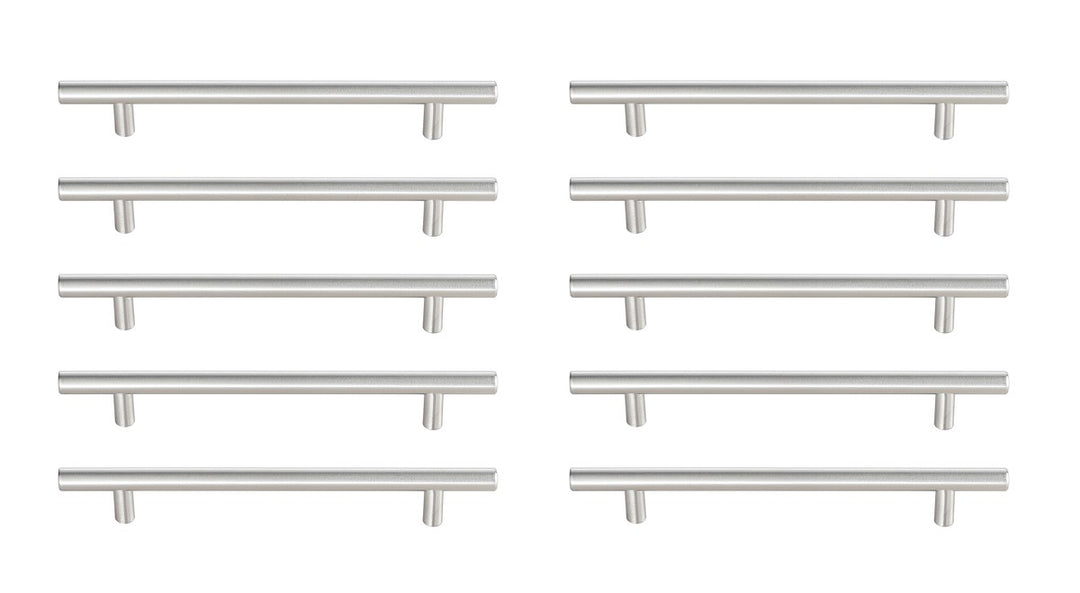 Elegant Lighting - PL400-6-NK-10PK - Bar Pull Multipack (set of 10) - Quinn - Brushed Nickel