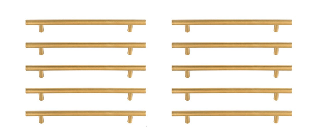 Elegant Lighting - PL400-7-BR-10PK - Bar Pull Multipack (set of 10) - Quinn - Brass