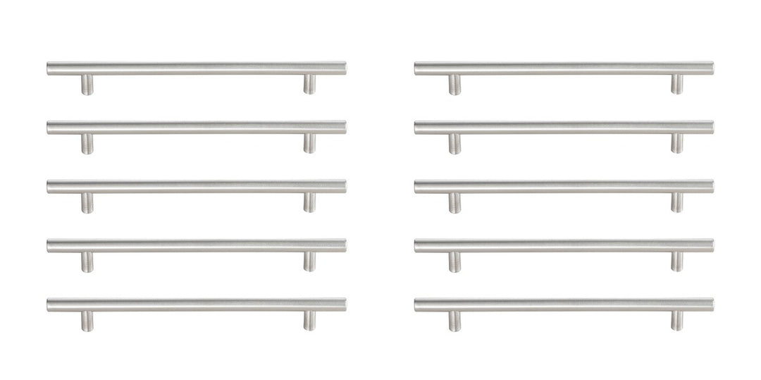 Elegant Lighting - PL400-7-NK-10PK - Bar Pull Multipack (set of 10) - Quinn - Brushed Nickel