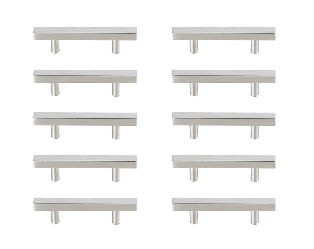 Elegant Lighting - PL402-3-NK-10PK - Bar Pull Multipack (set of 10) - Dior - Brushed Nickel