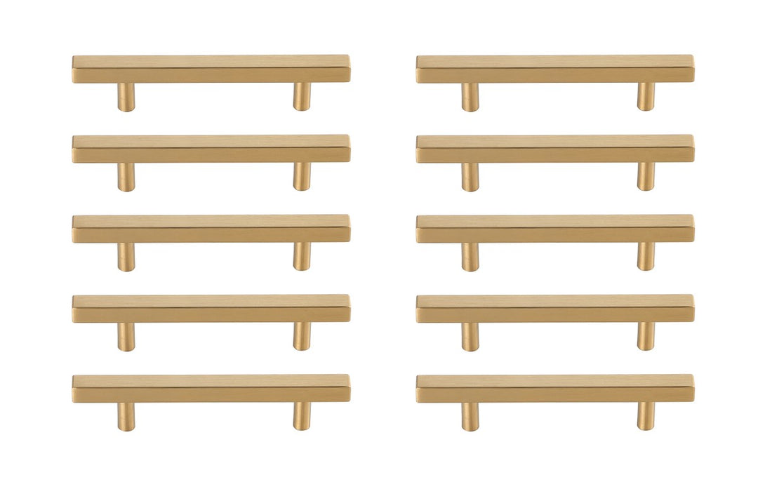 Elegant Lighting - PL402-4-BR-10PK - Bar Pull Multipack (set of 10) - Dior - Brass