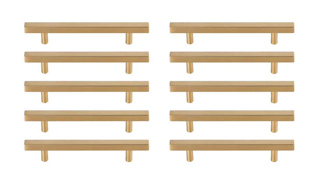 Elegant Lighting - PL402-5-BR-10PK - Bar Pull Multipack (set of 10) - Dior - Brass