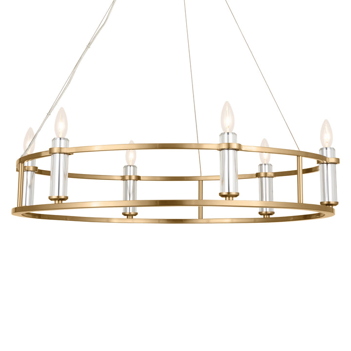 Kichler Canada - 52490BNB - Six Light Chandelier - Rosalind - Brushed Natural Brass