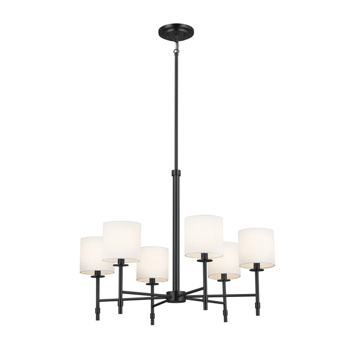 Kichler Canada - 52500BK - Six Light Chandelier - Ali - Black