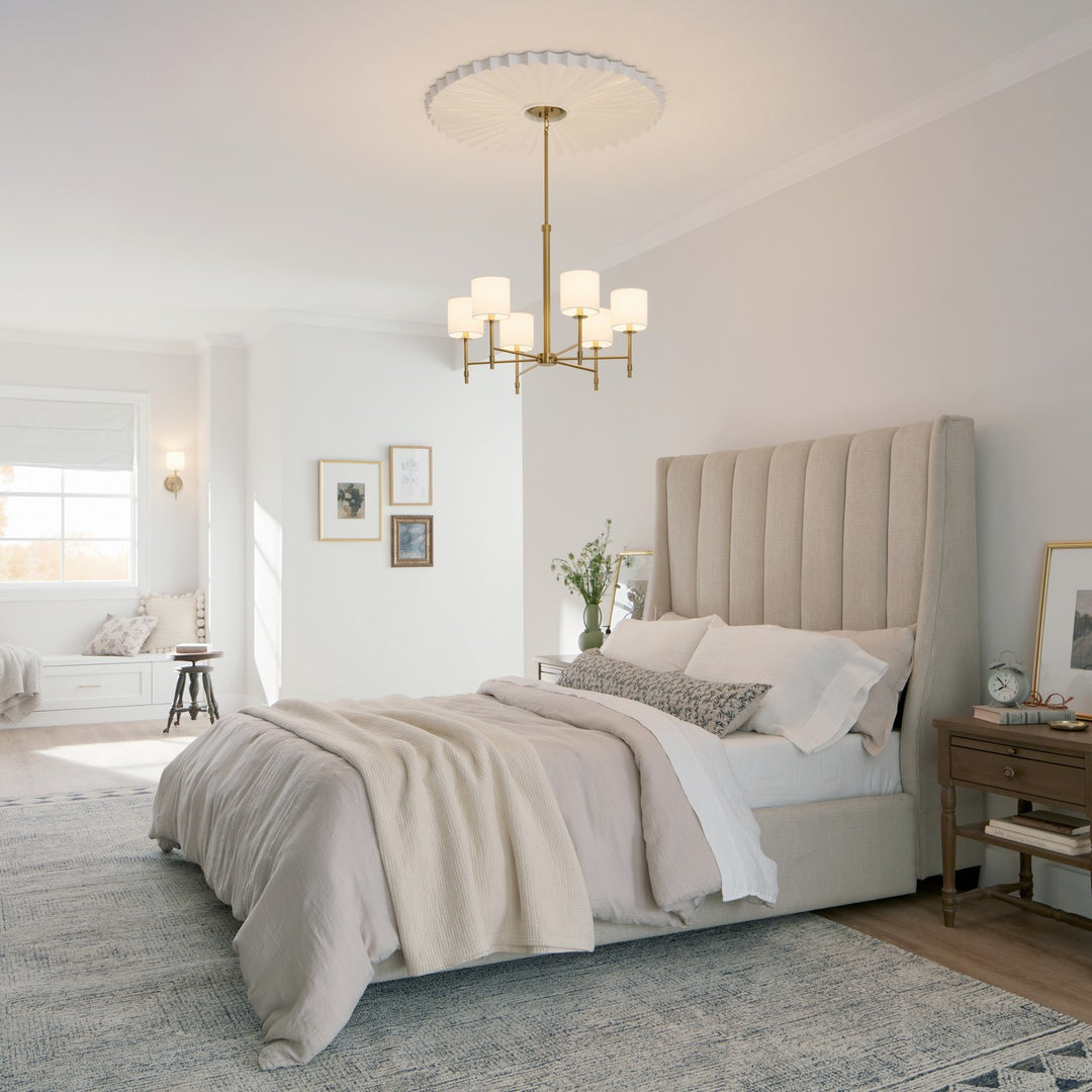 Kichler Canada - 52500BNB - Six Light Chandelier - Ali - Brushed Natural Brass