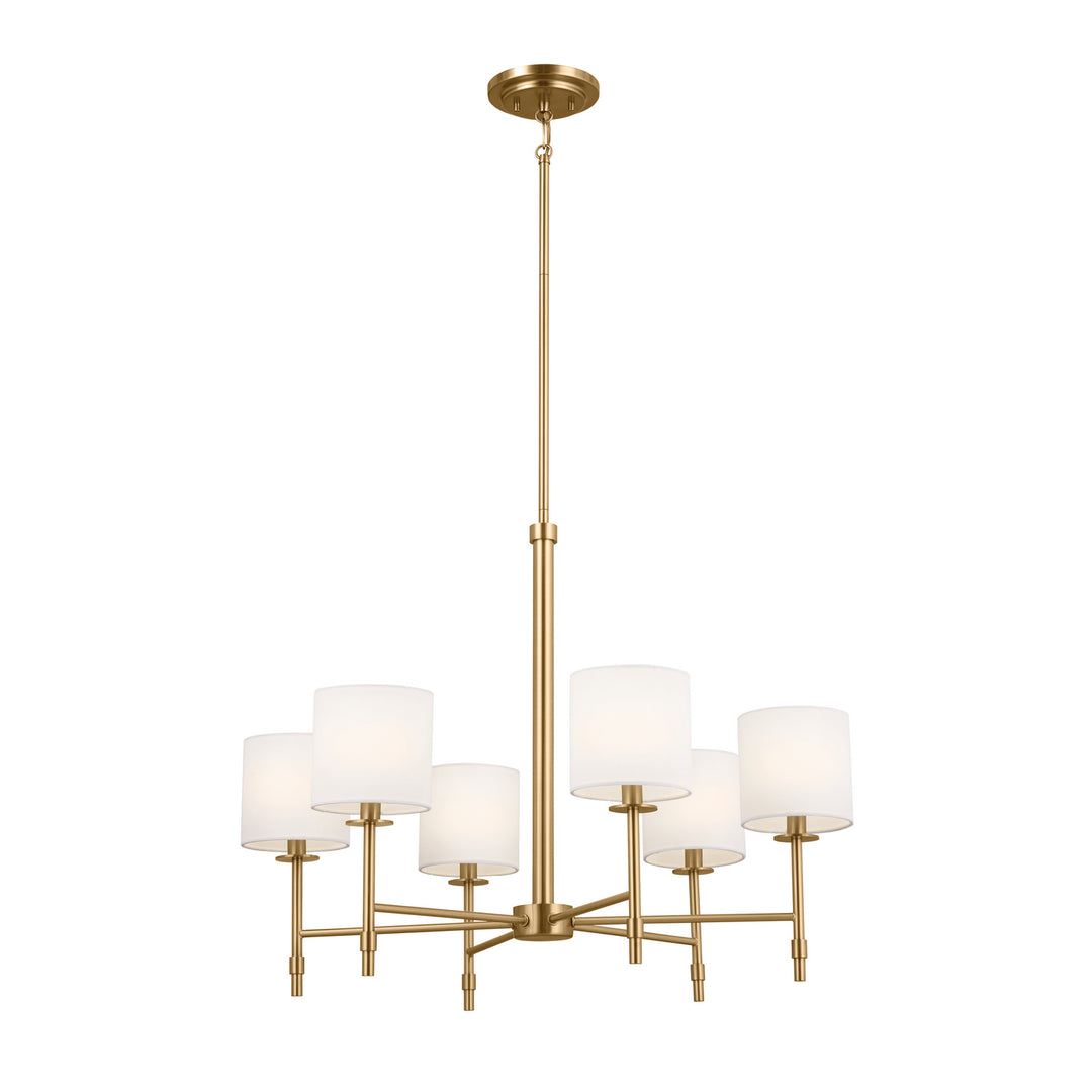 Kichler Canada - 52500BNB - Six Light Chandelier - Ali - Brushed Natural Brass