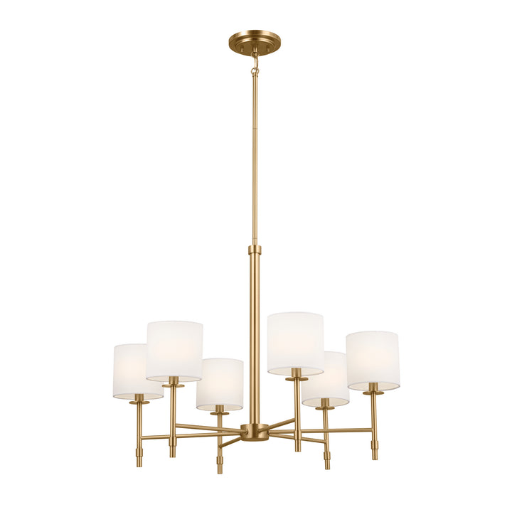 Kichler Canada - 52500BNB - Six Light Chandelier - Ali - Brushed Natural Brass