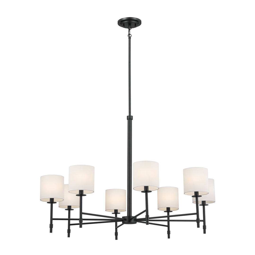 Kichler Canada - 52502BK - Eight Light Chandelier - Ali - Black