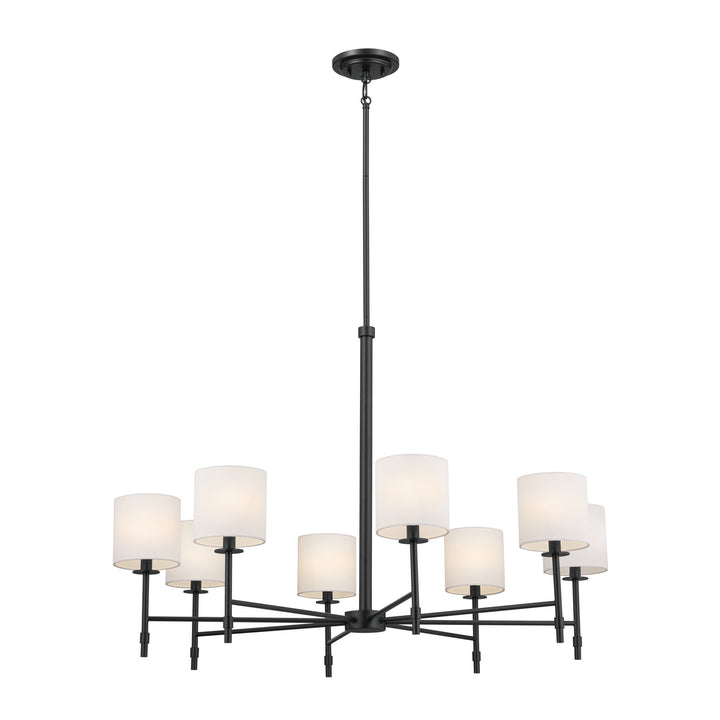 Kichler Canada - 52502BK - Eight Light Chandelier - Ali - Black