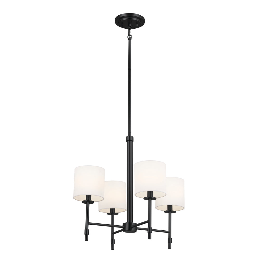 Kichler Canada - 52504BK - Four Light Chandelier - Ali - Black