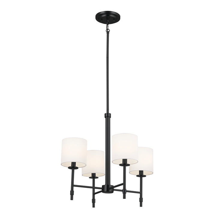Kichler Canada - 52504BK - Four Light Chandelier - Ali - Black