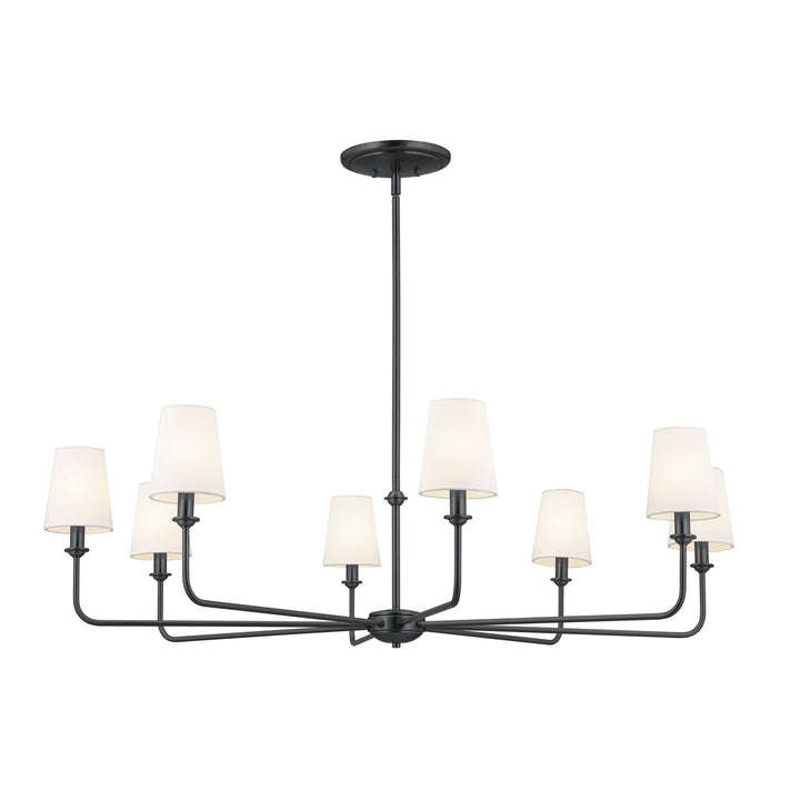 Kichler Canada - 52517BK - Eight Light Chandelier - Pallas - Black