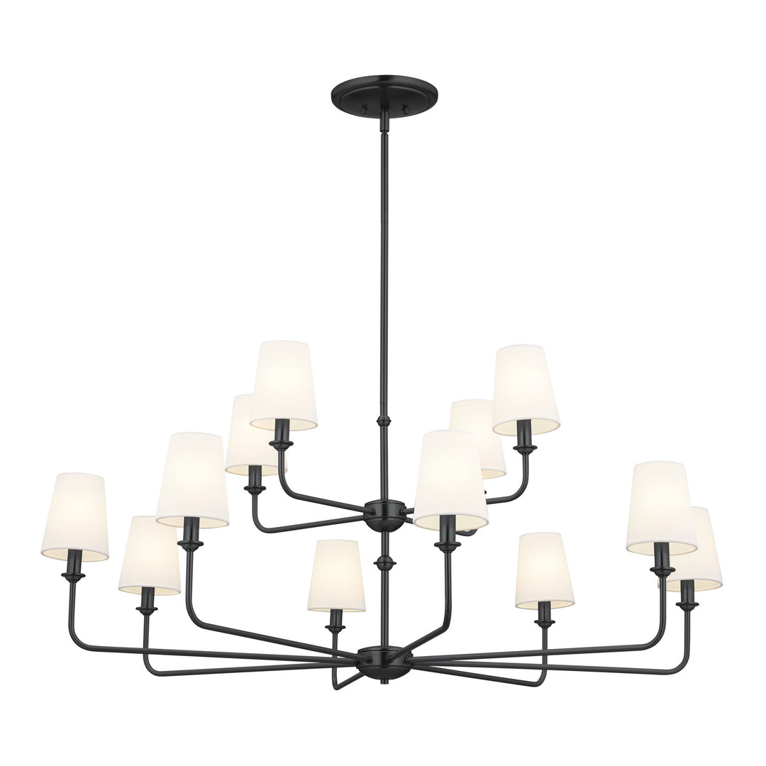 Kichler Canada - 52518BK - 12 Light Chandelier - Pallas - Black