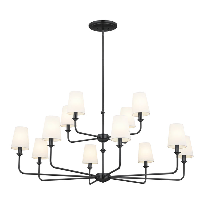 Kichler Canada - 52518BK - 12 Light Chandelier - Pallas - Black