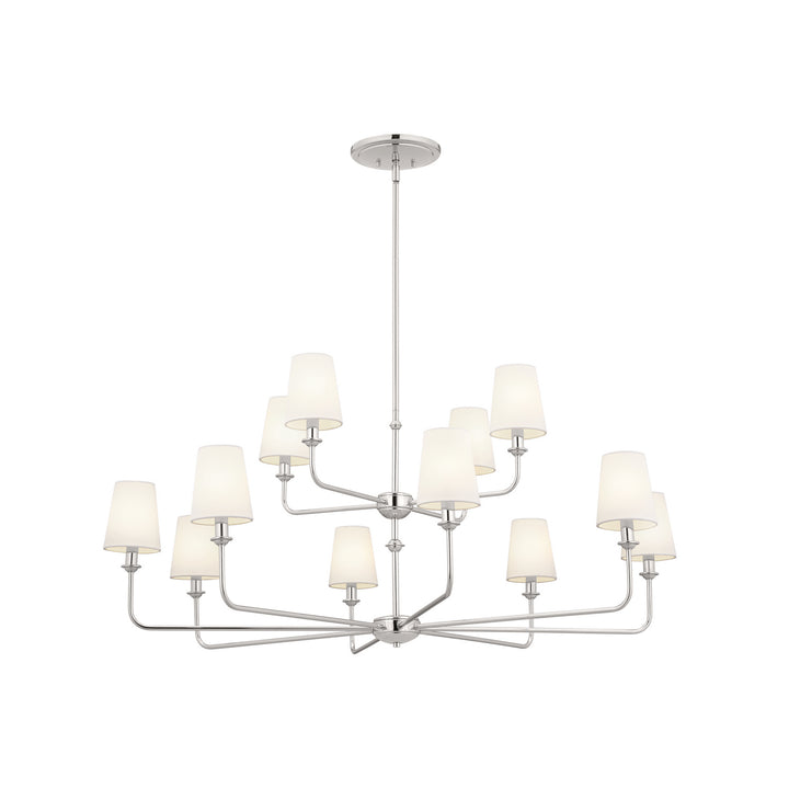 Kichler Canada - 52518PN - 12 Light Chandelier - Pallas - Polished Nickel