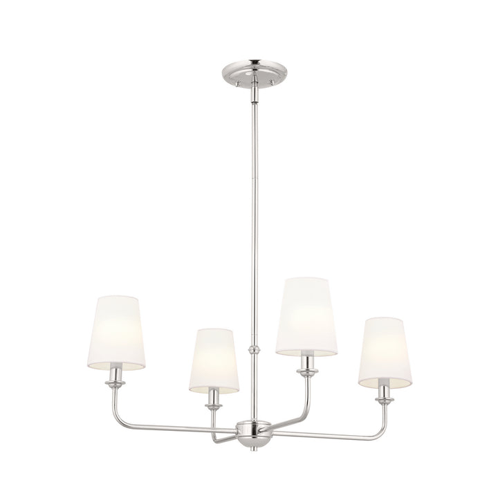 Kichler Canada - 52520PN - Four Light Chandelier - Pallas - Polished Nickel