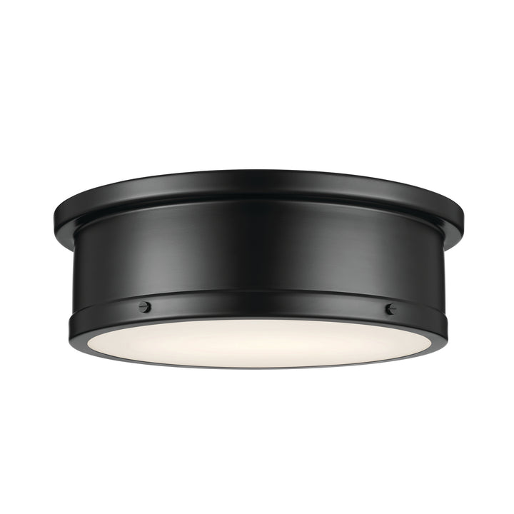 Kichler Canada - 52541BK - Three Light Flush Mount - Serca - Black