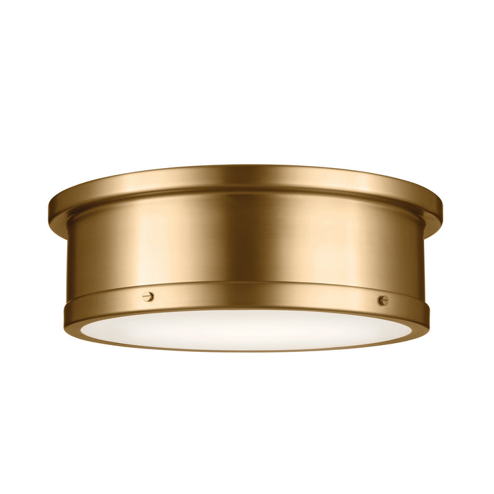 Kichler Canada - 52541BNB - Three Light Flush Mount - Serca - Brushed Natural Brass