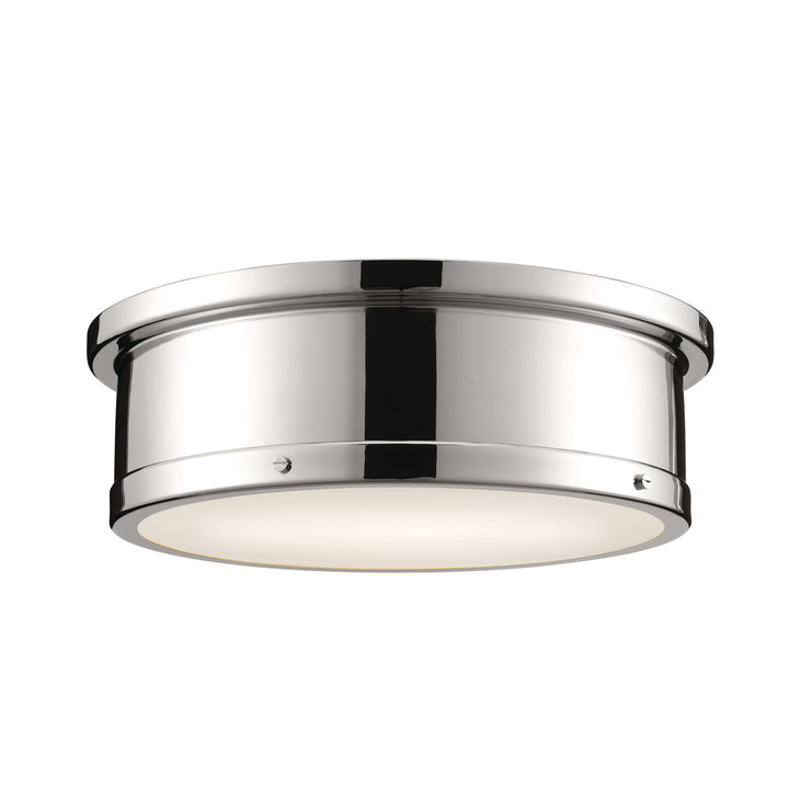 Kichler Canada - 52541PN - Three Light Flush Mount - Serca - Polished Nickel