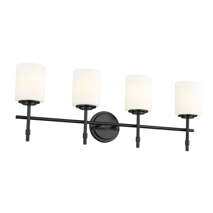 Kichler Canada - 55143BK - Four Light Bath - Ali - Black