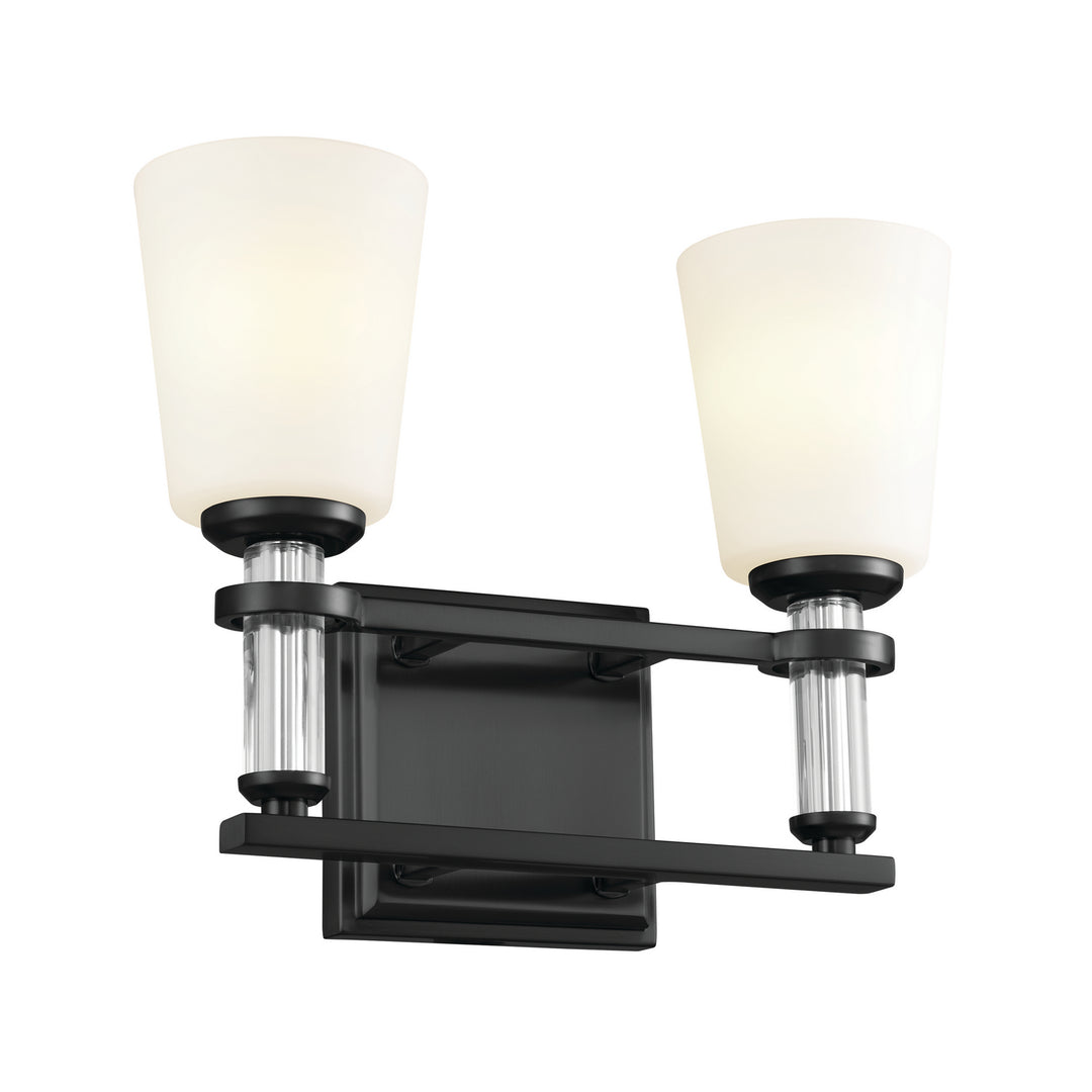 Kichler Canada - 55146BK - Two Light Bath - Rosalind - Black