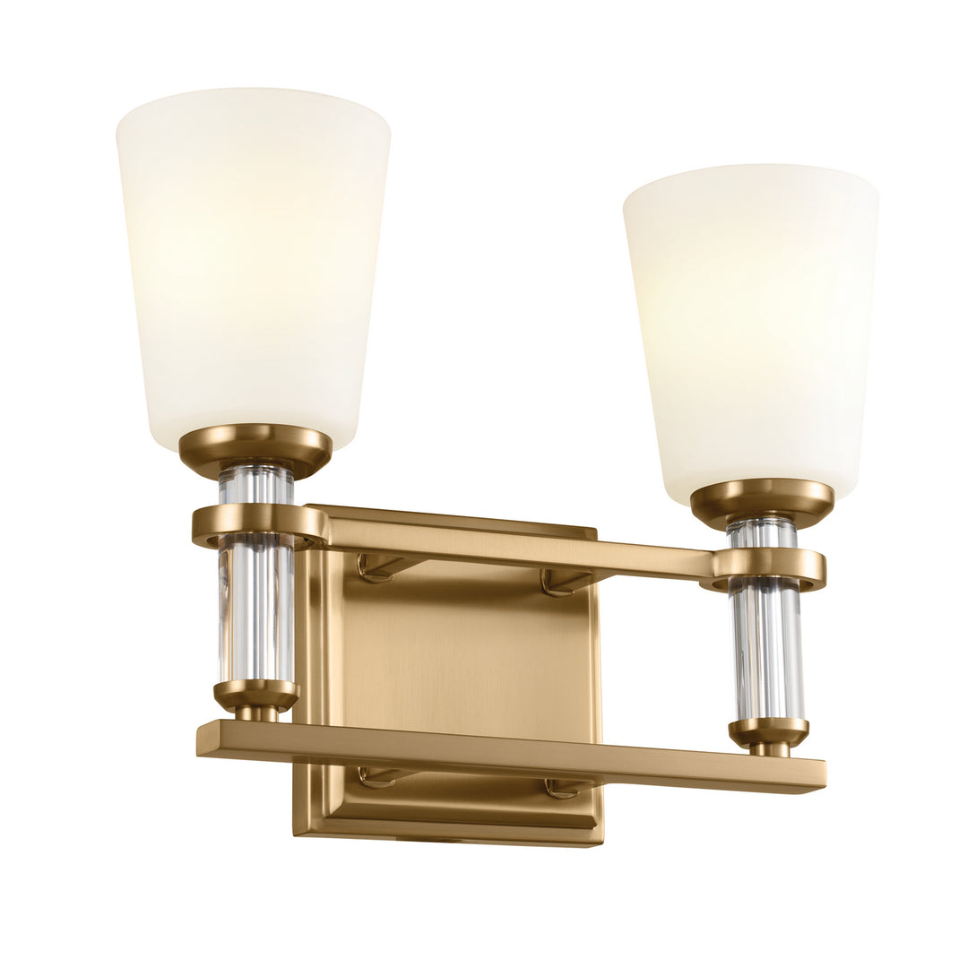 Kichler Canada - 55146BNB - Two Light Bath - Rosalind - Brushed Natural Brass
