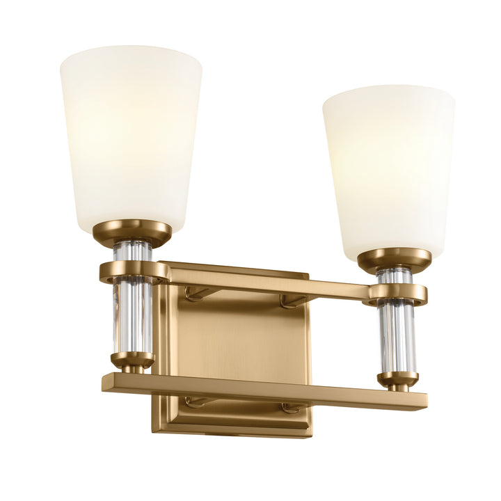 Kichler Canada - 55146BNB - Two Light Bath - Rosalind - Brushed Natural Brass