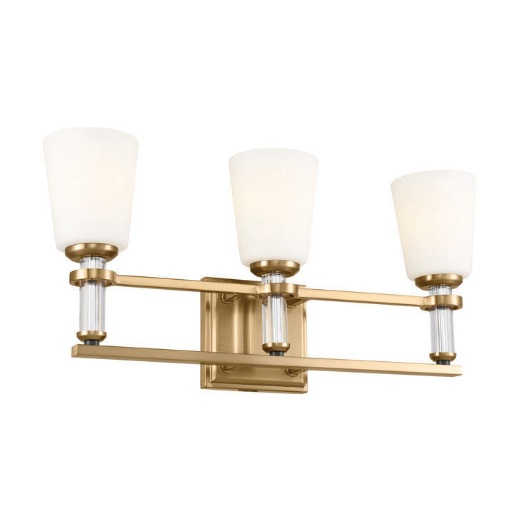 Kichler Canada - 55147BNB - Three Light Bath - Rosalind - Brushed Natural Brass