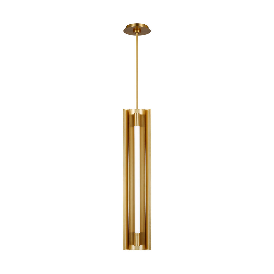 Carson LED Pendant in Burnished Brass - available from The Lighting Shoppe, trusted by Canadian homeowners