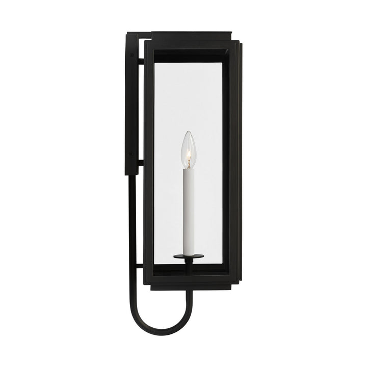 Edgar One Light Wall Lantern in Textured Black - available from The Lighting Shoppe, trusted by Canadian homeowners