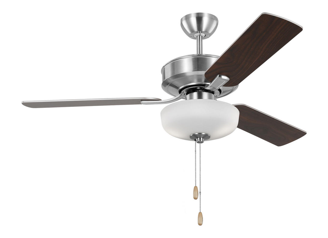 Linden 48" Ceiling Fan in Brushed Steel - available from The Lighting Shoppe, trusted by Canadian homeowners