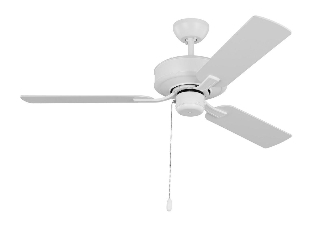 Linden 48" Ceiling Fan in Matte White - available from The Lighting Shoppe, trusted by Canadian homeowners