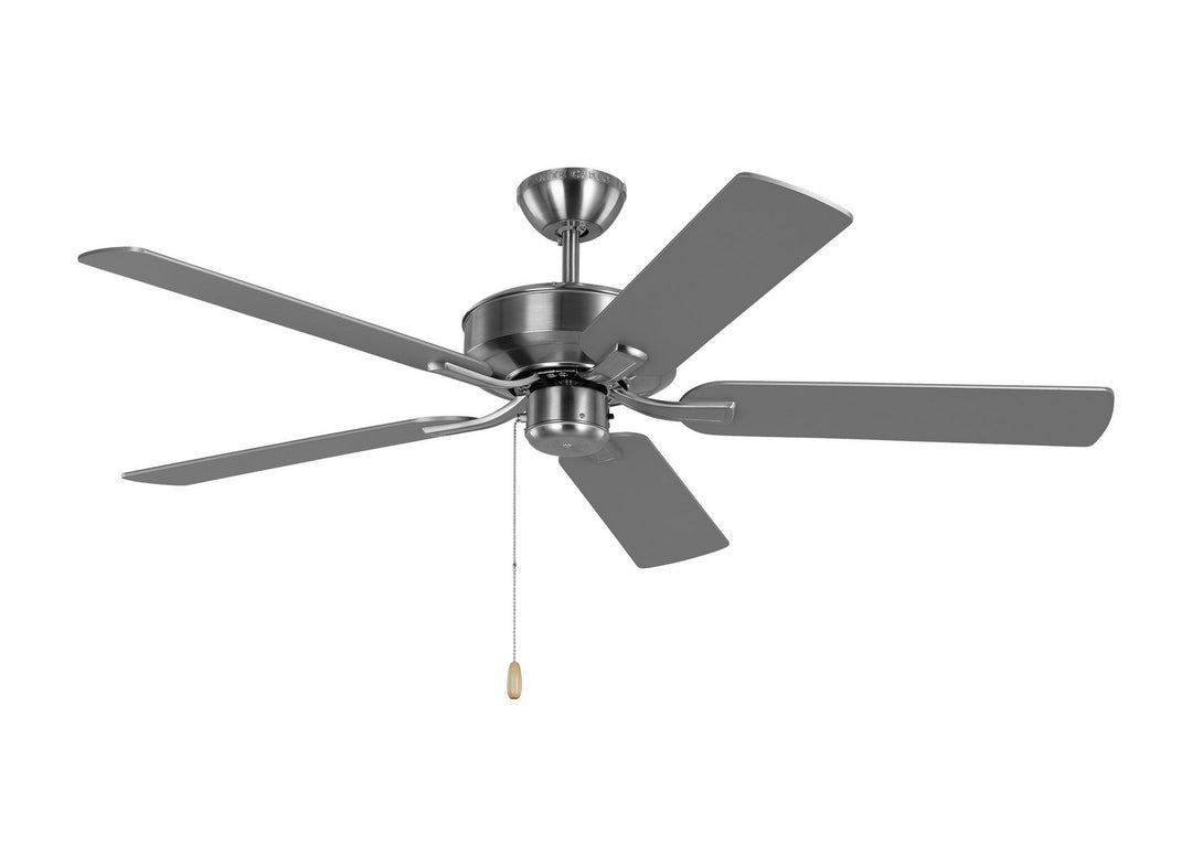 Linden 52" Ceiling Fan in Brushed Steel - available from The Lighting Shoppe, trusted by Canadian homeowners