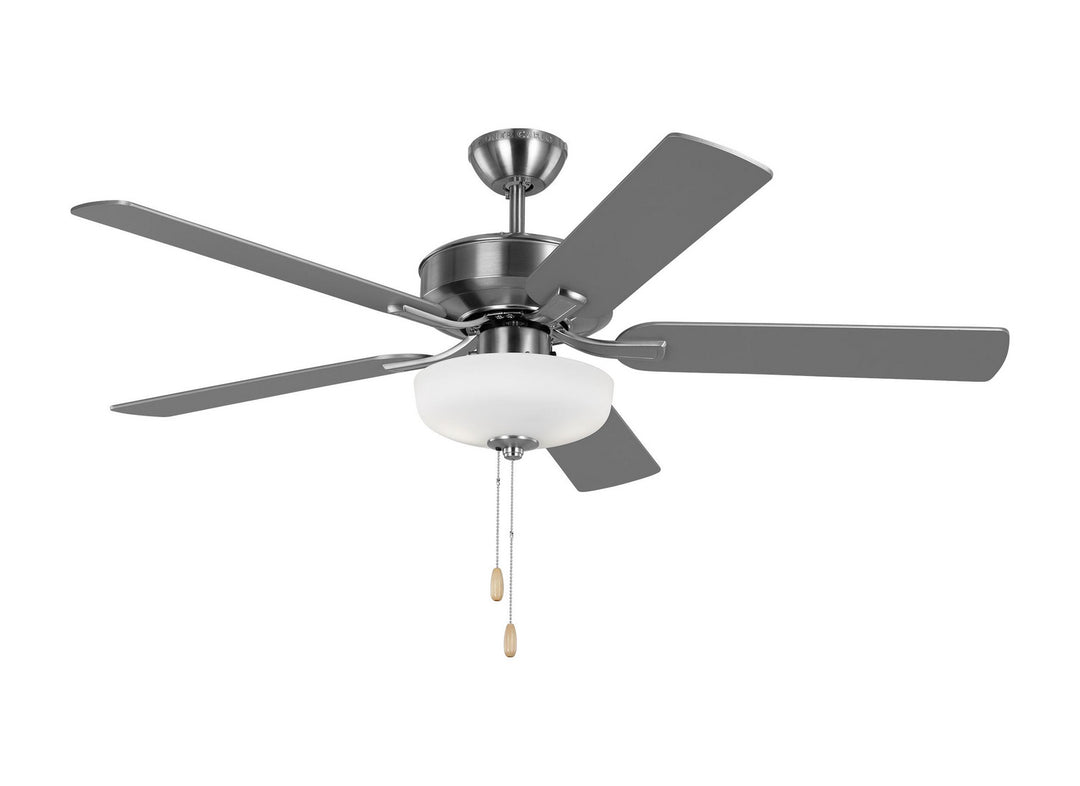 Linden 52" Ceiling Fan in Brushed Steel - available from The Lighting Shoppe, trusted by Canadian homeowners