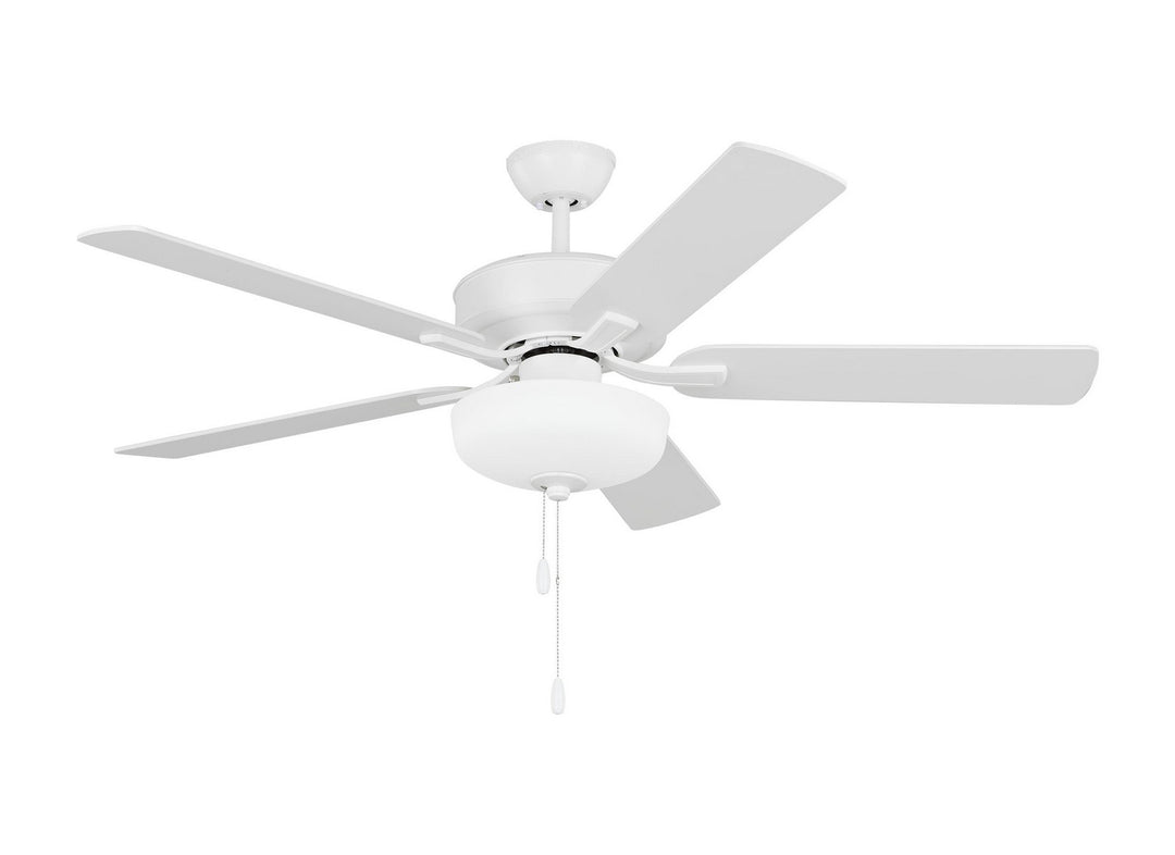 Linden 52" Ceiling Fan in Matte White - available from The Lighting Shoppe, trusted by Canadian homeowners