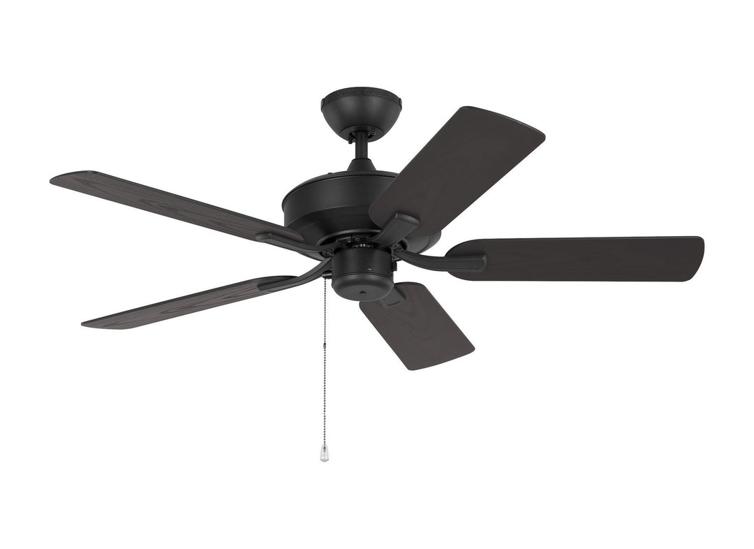 Linden 44" Ceiling Fan in Midnight Black - available from The Lighting Shoppe, trusted by Canadian homeowners