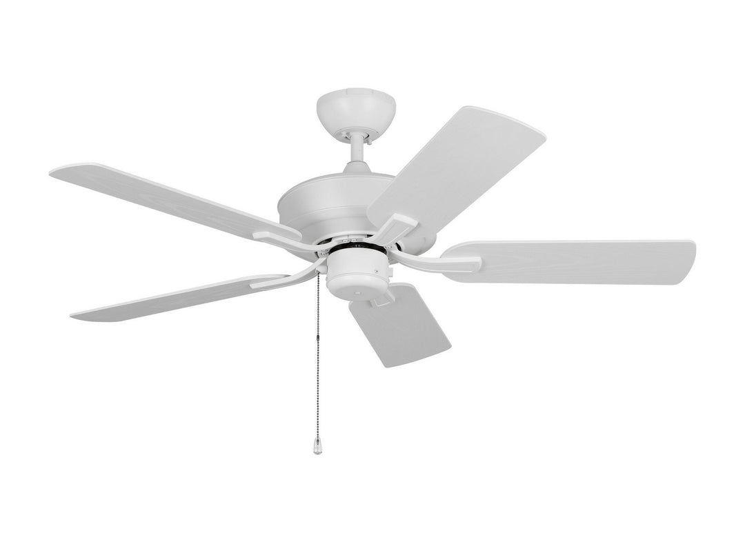 Linden 44" Ceiling Fan in Matte White - available from The Lighting Shoppe, trusted by Canadian homeowners