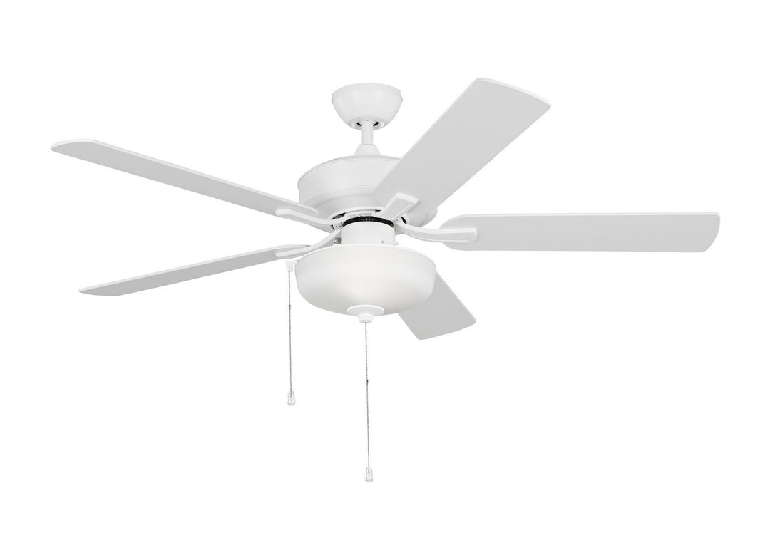 Linden 52" Ceiling Fan in Matte White - available from The Lighting Shoppe, trusted by Canadian homeowners