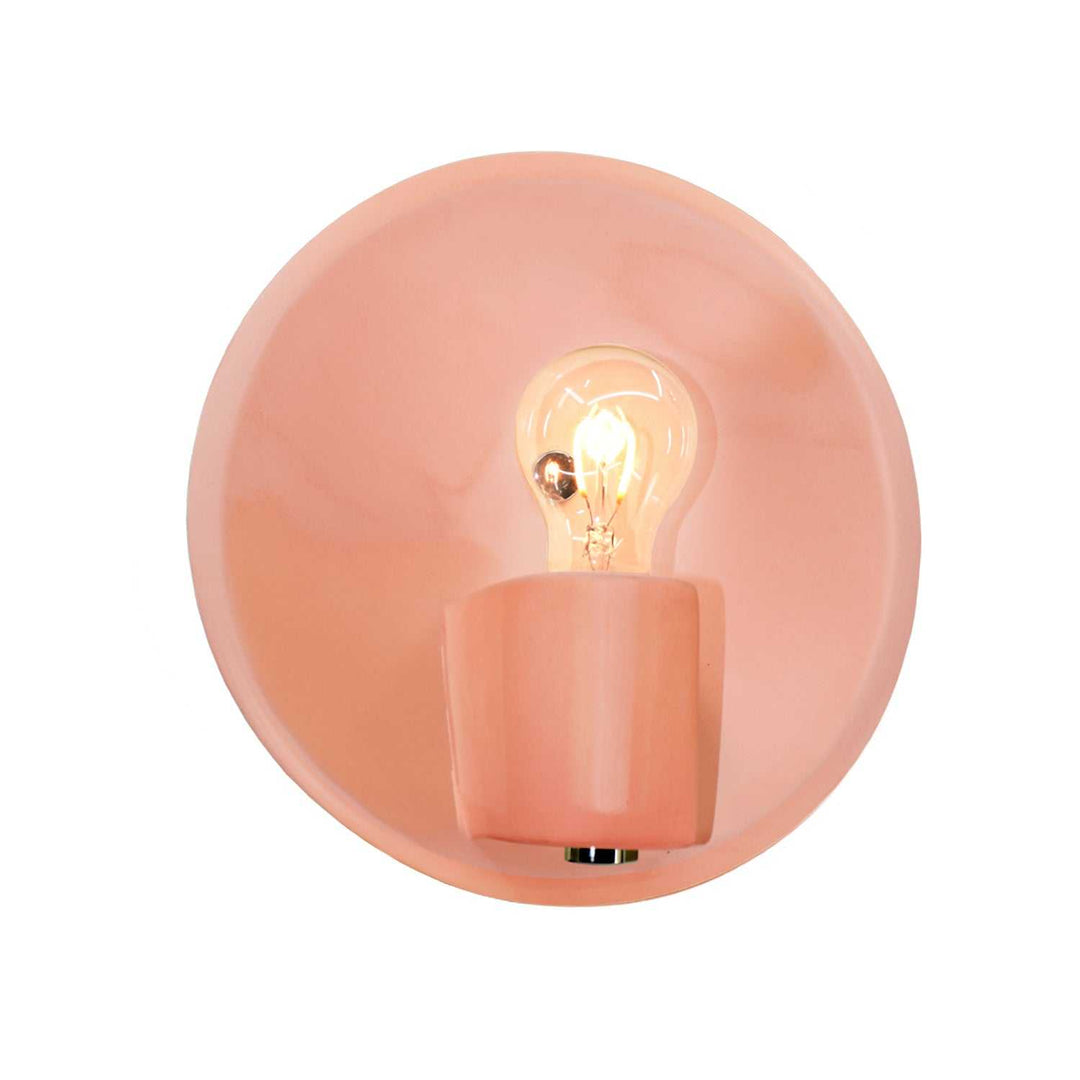 Ambiance One Light Wall Sconce in Gloss Blush Justice Designs