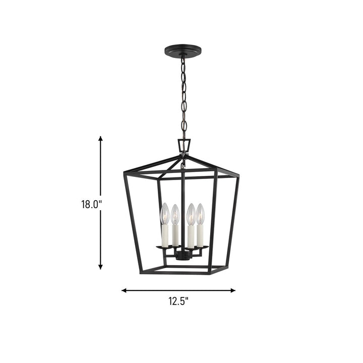 Visual Comfort Studio Canada - 5292604-112 - Four Light Lantern - Dianna - Midnight Black