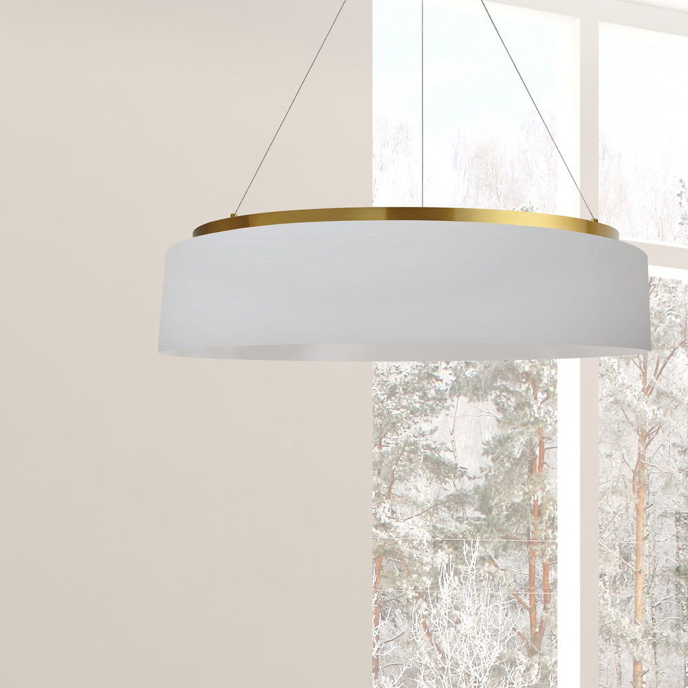 Dainolite Canada - CIR-2634C-AGB-790 - LED Chandelier - Circulo - White