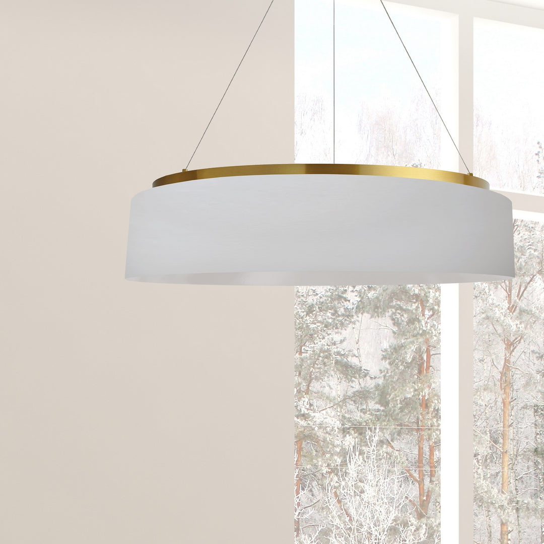 Dainolite Canada - CIR-2634C-AGB-790 - LED Chandelier - Circulo - White