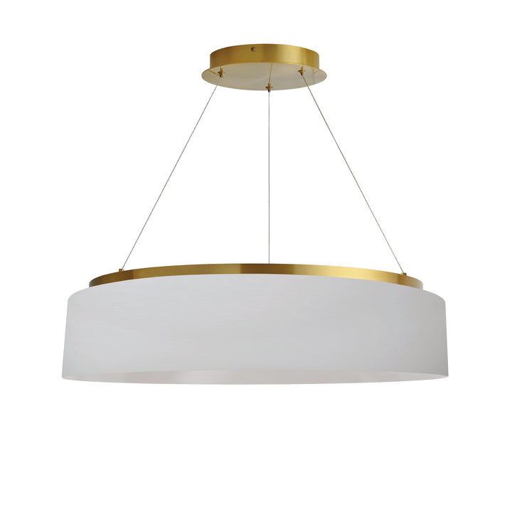 Circulo LED Chandelier in White - available from The Lighting Shoppe, trusted by Canadian homeowners