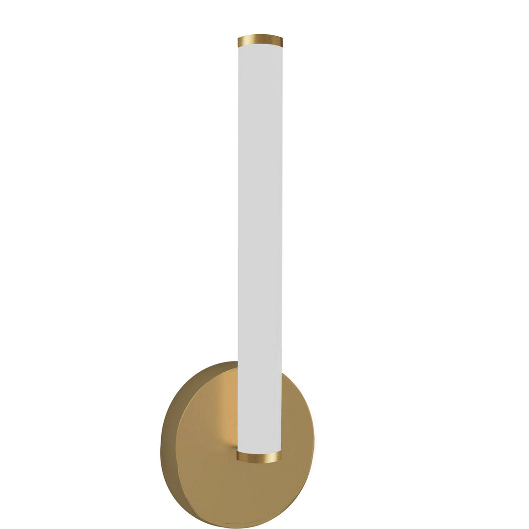 Corvette LED Wall Sconce in Aged Brass - available from The Lighting Shoppe, trusted by Canadian homeowners
